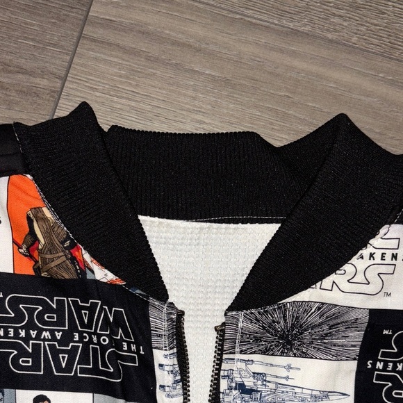 Star Wars Custom Made Graphic Men's Bomber Jacket - Picture 8 of 9